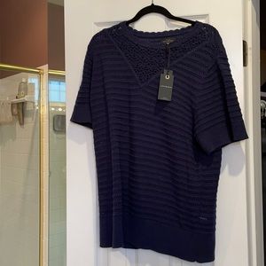 3x lucky brand short sleeves cotton sweater NWT